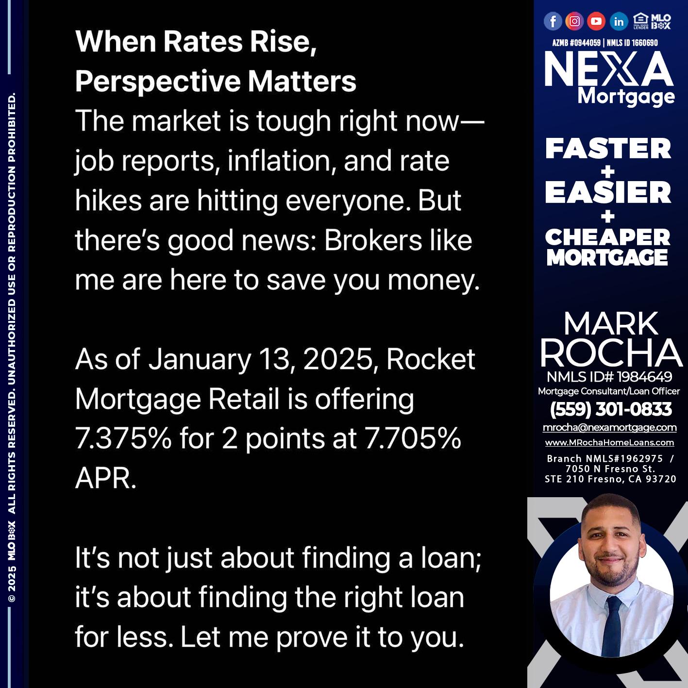 WHEN RATES RISE - Mark Anthony Rocha -Loan Officer