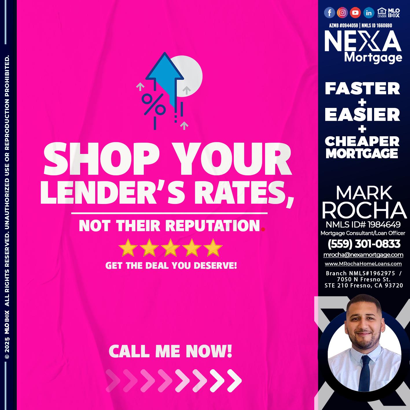 SHOP YOUR - Mark Anthony Rocha -Loan Officer