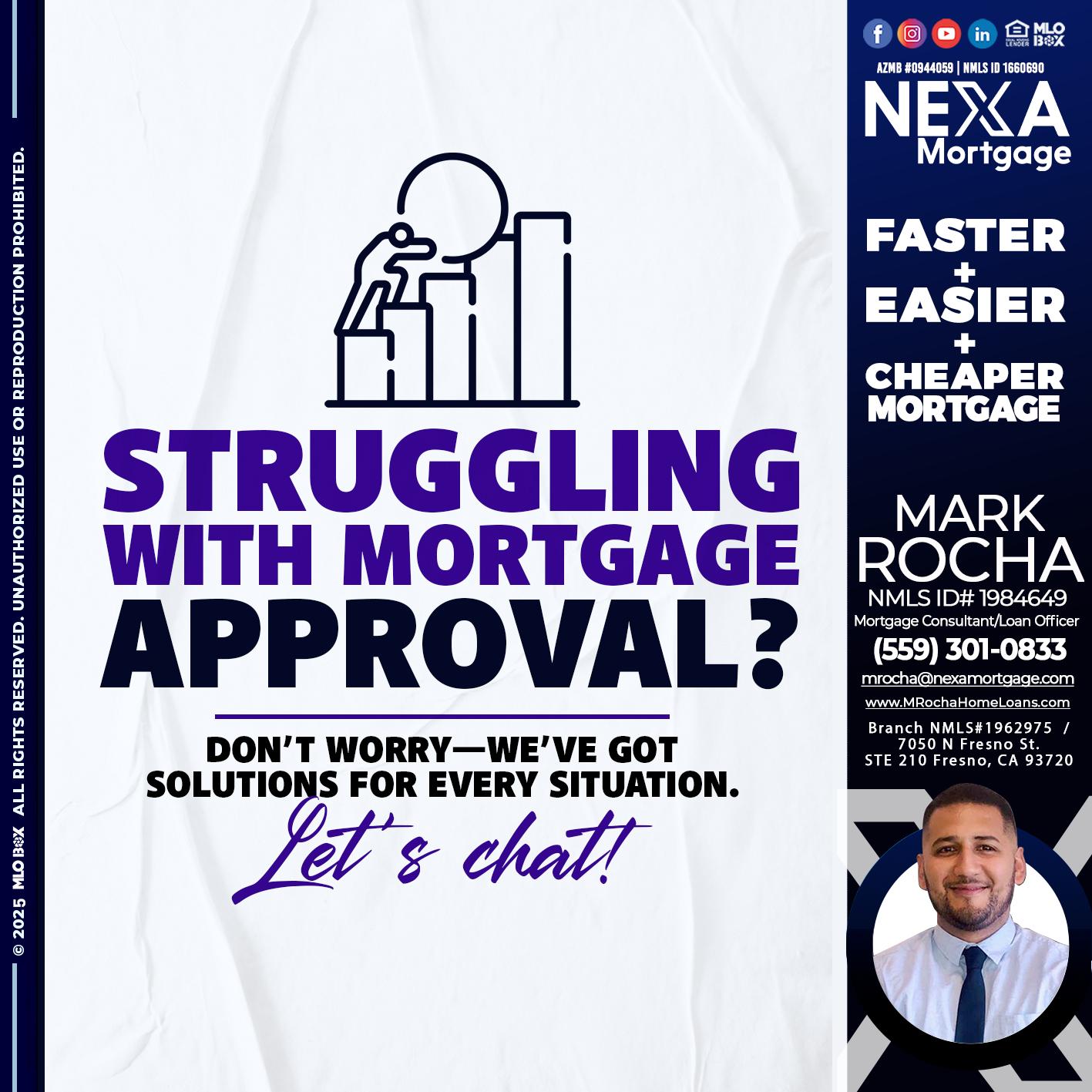 STRUGLING - Mark Anthony Rocha -Loan Officer