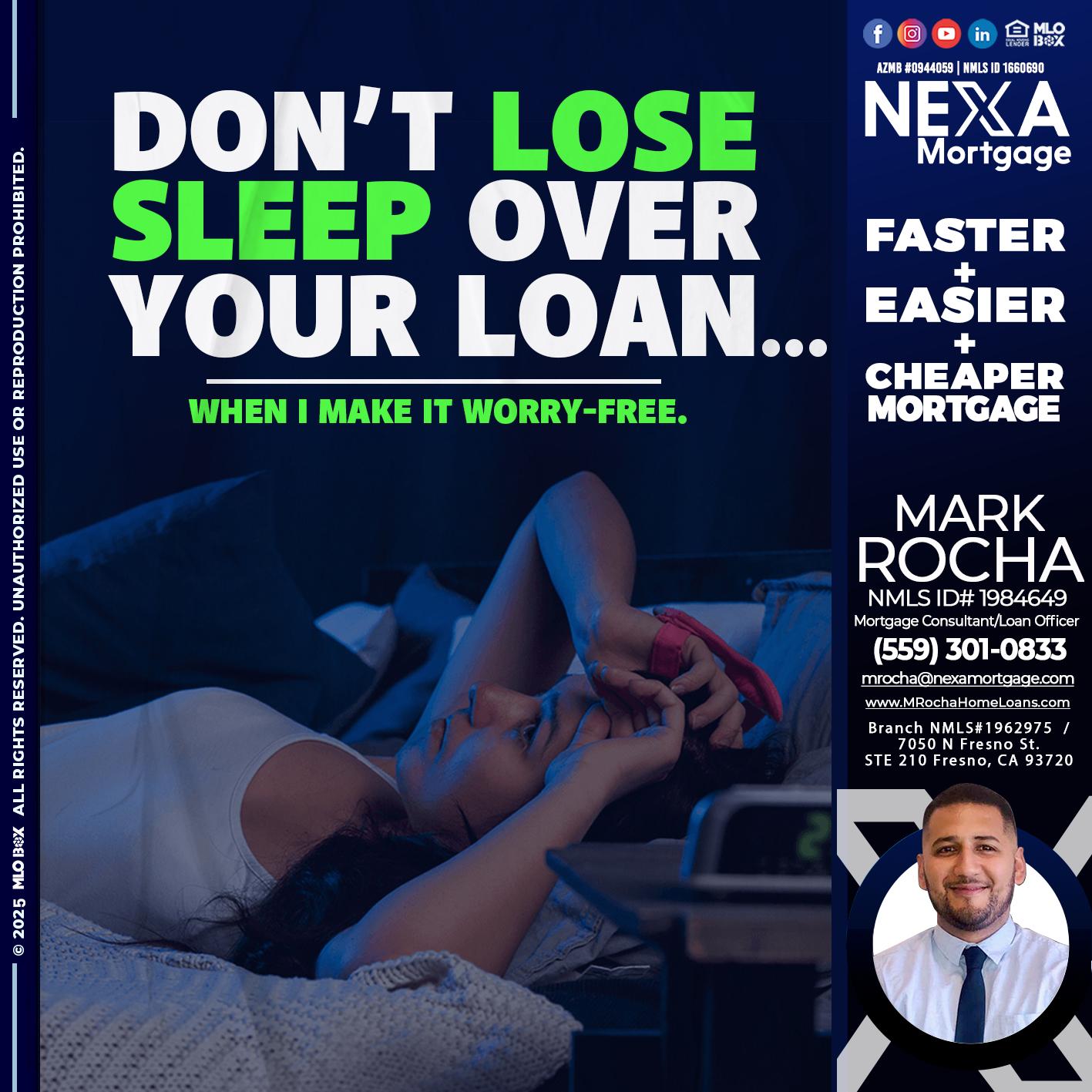 DONT LOSE - Mark Anthony Rocha -Loan Officer