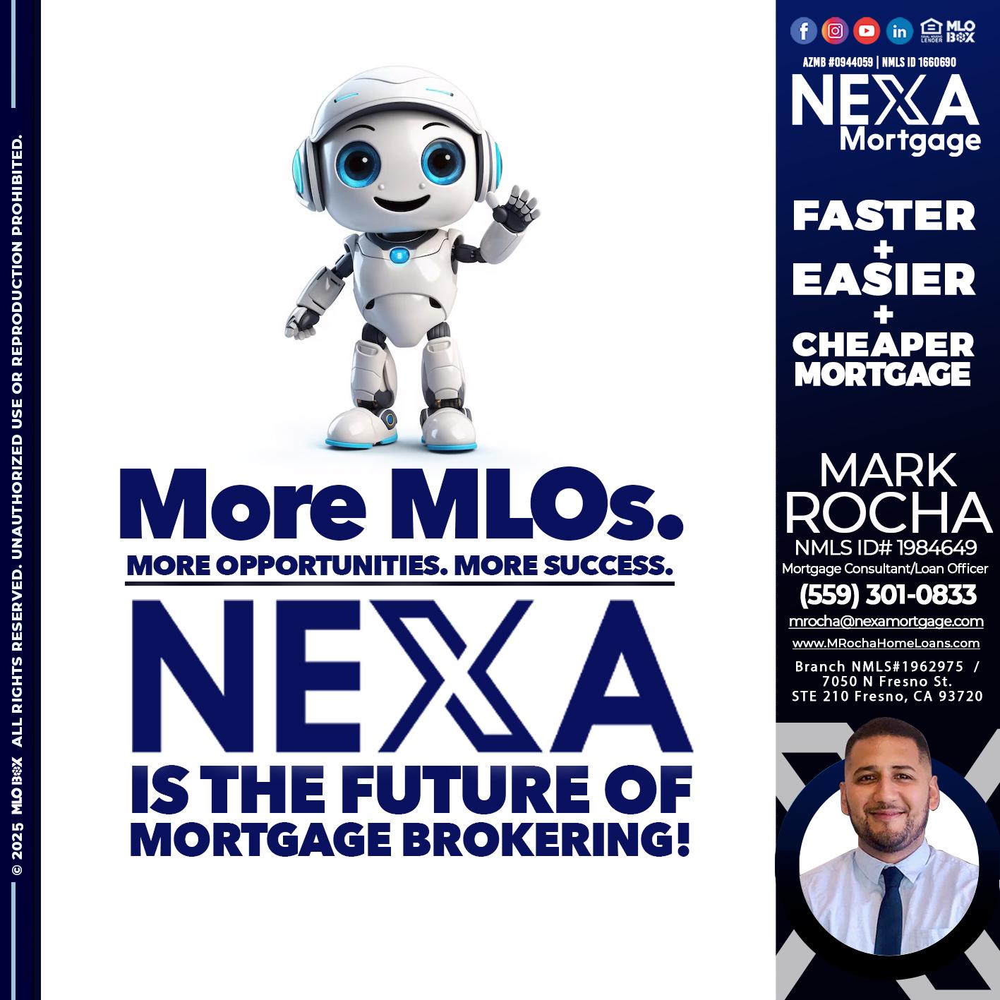 NEXA FUTURE - Mark Anthony Rocha -Loan Officer