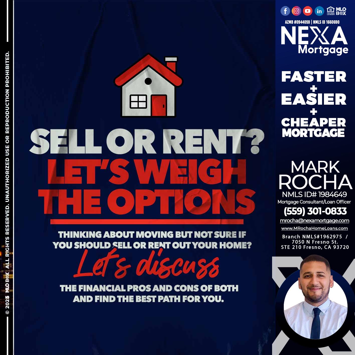 SELL OR RENT? - Mark Anthony Rocha -Loan Officer