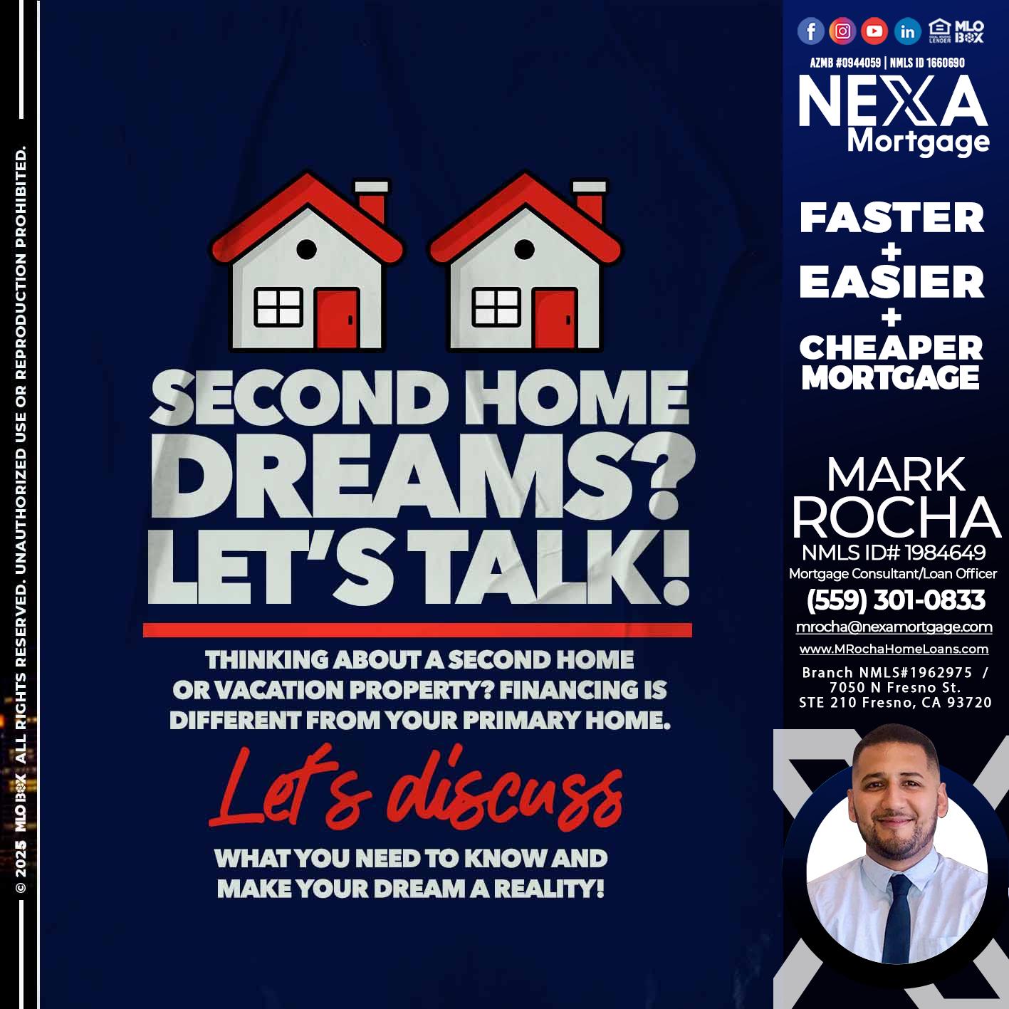 second home dreams? - Mark Anthony Rocha -Loan Officer