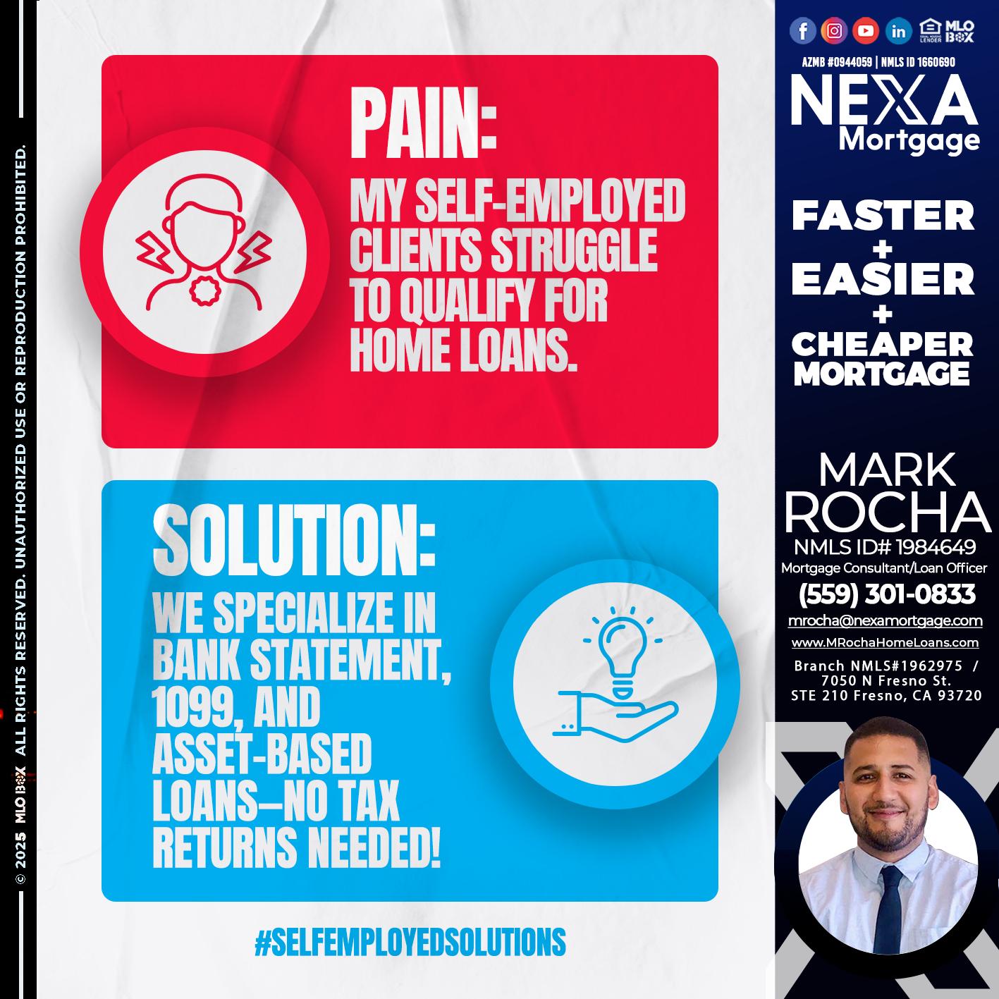 pain-solution - Mark Anthony Rocha -Loan Officer