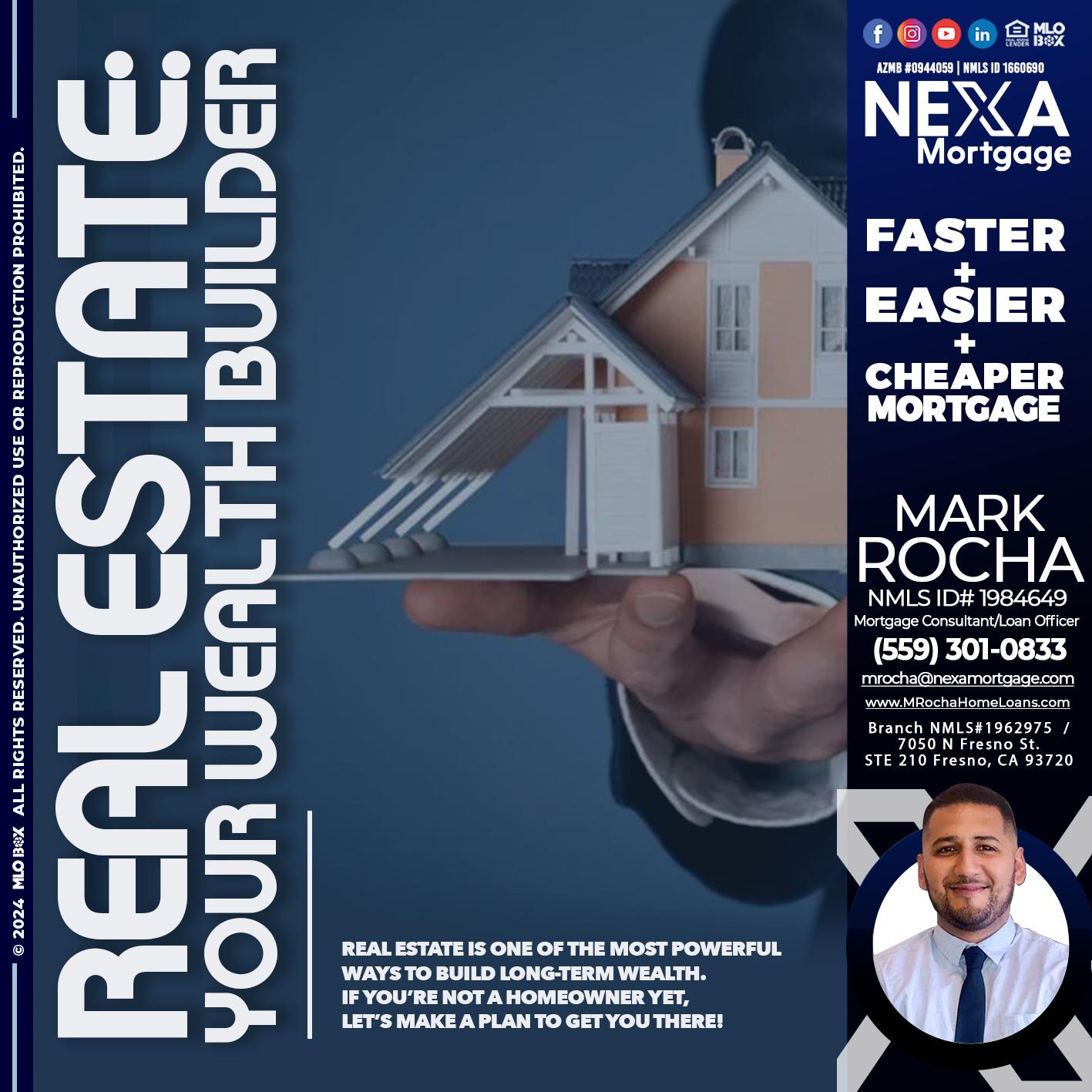 REAL ESTATE FIXED - Mark Anthony Rocha -Loan Officer