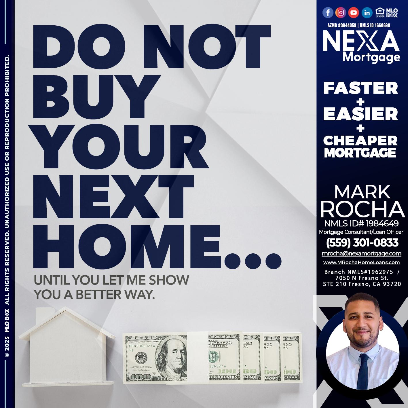 DO NOT BUY - Mark Anthony Rocha -Loan Officer