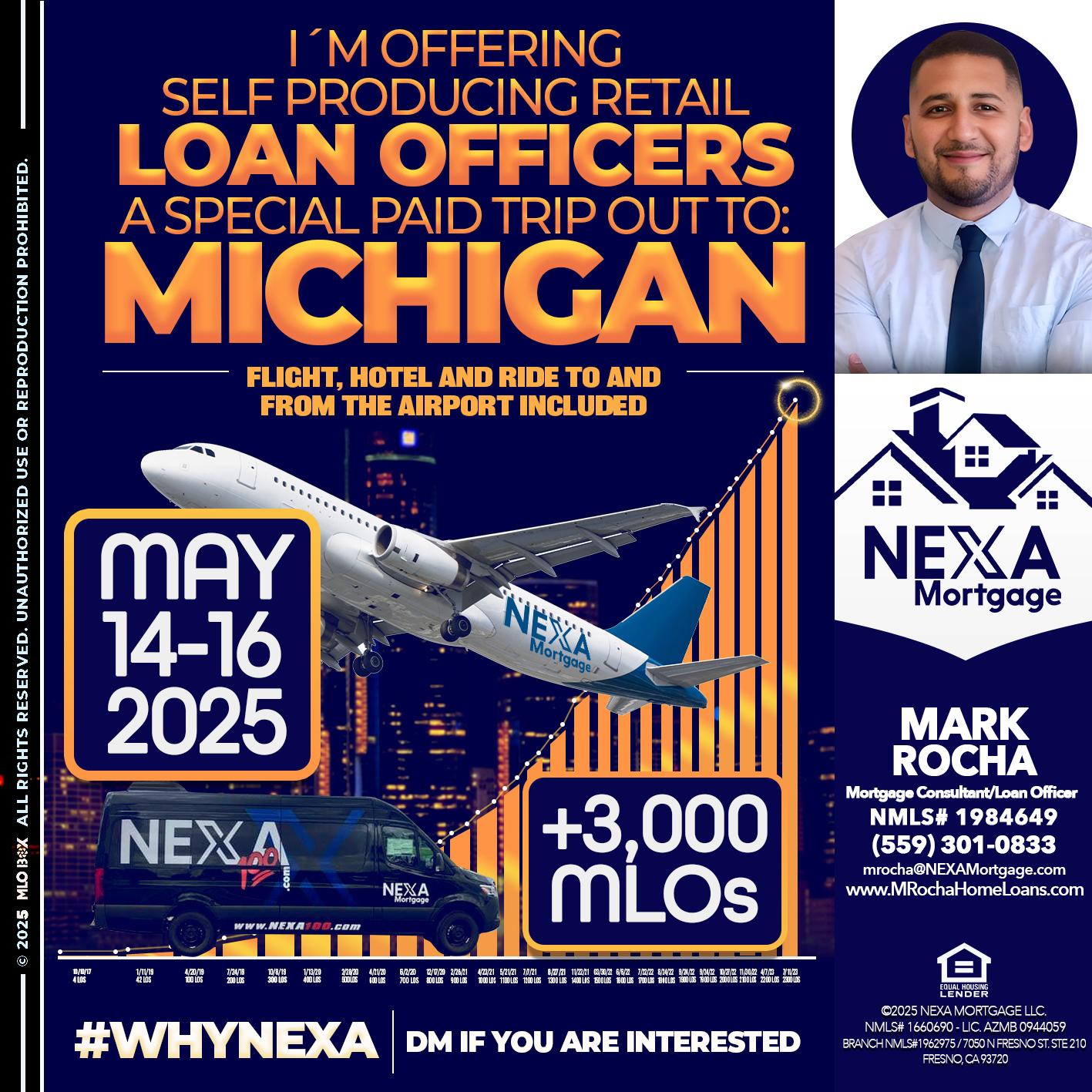MICHIGAN TRIP - Mark Anthony Rocha -Loan Officer