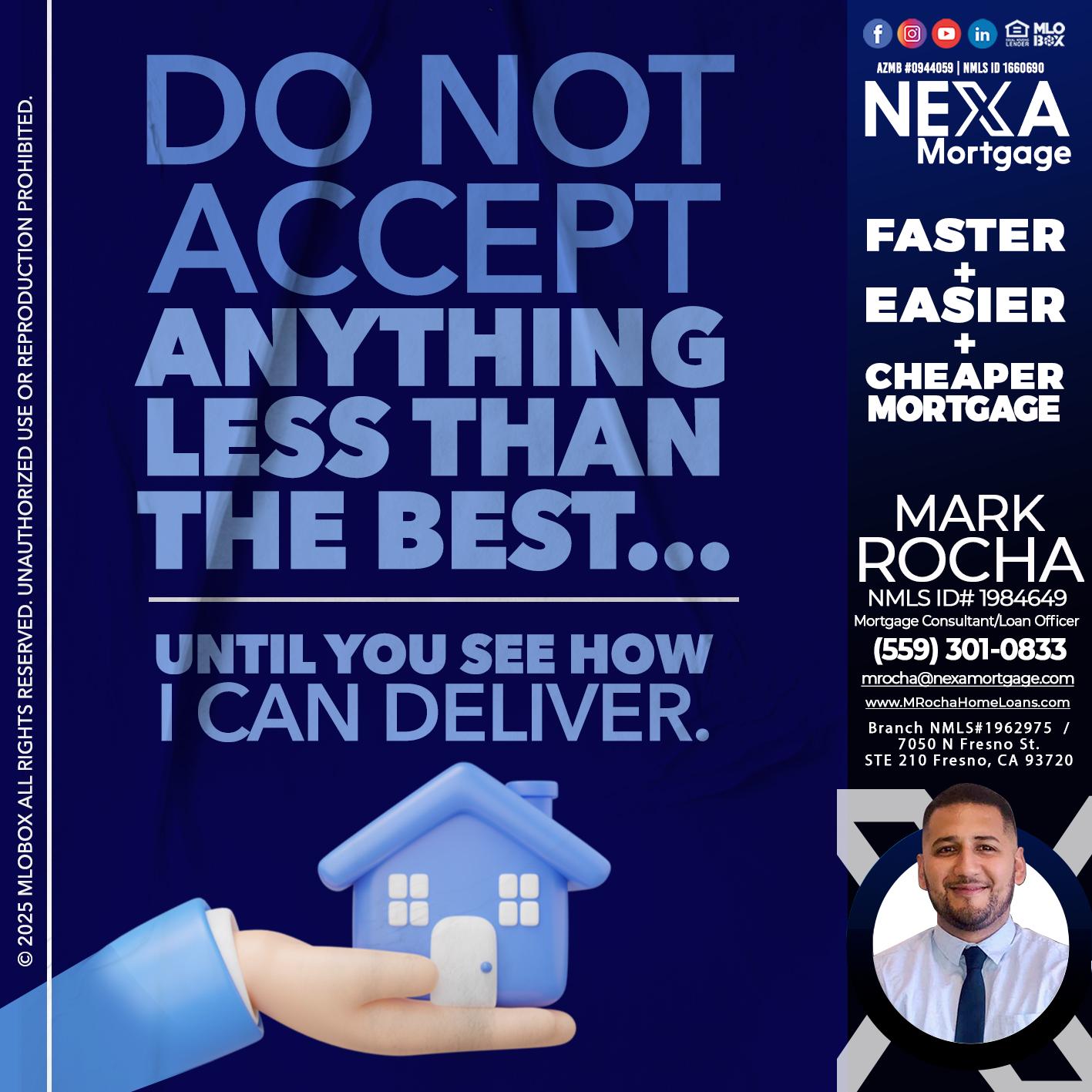 DO NOT ACCEPT - Mark Anthony Rocha -Loan Officer