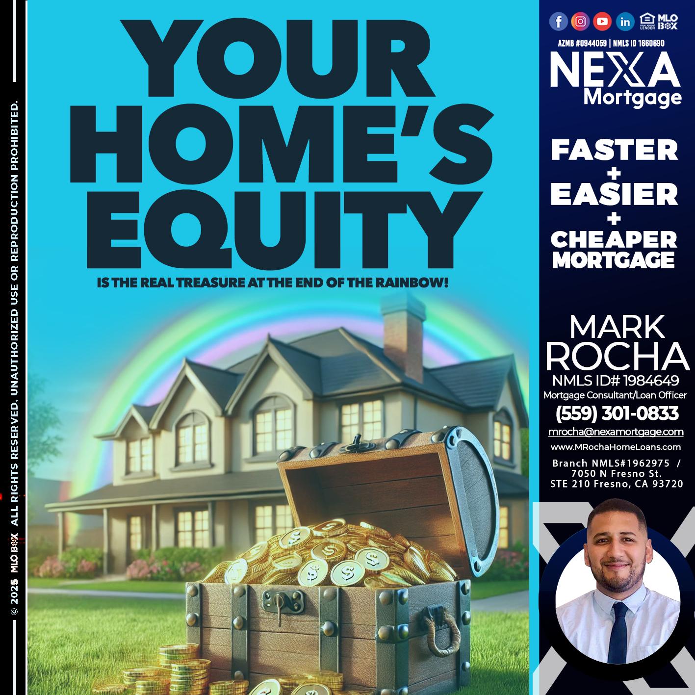 YOUR HOME´S EQUITY - Mark Anthony Rocha -Loan Officer