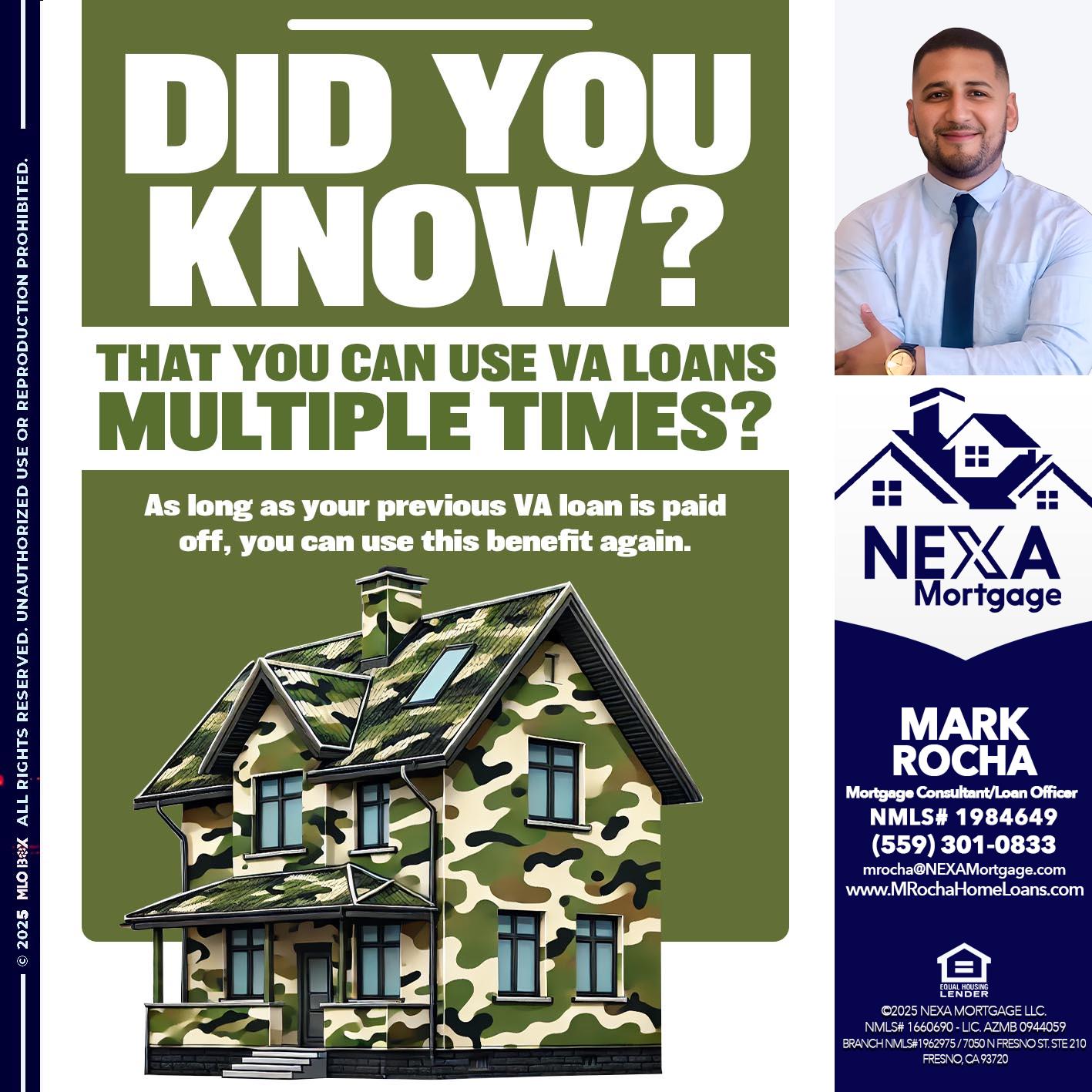did you know - Mark Anthony Rocha -Loan Officer