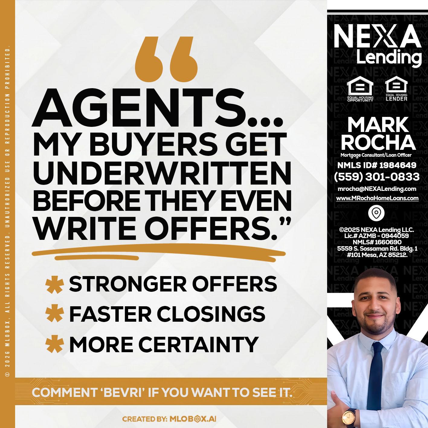 agents - Mark Anthony Rocha -Loan Officer