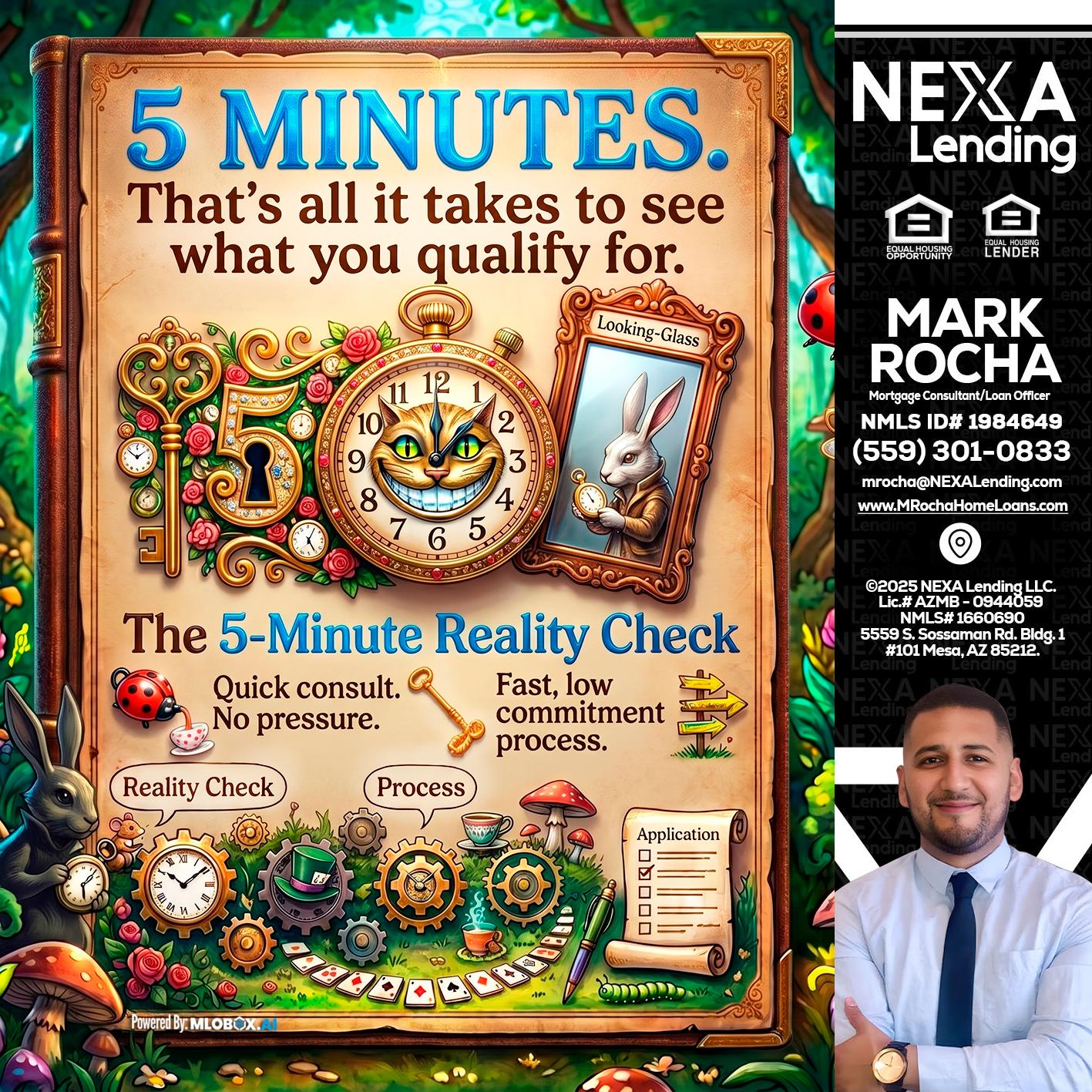 Reality Check! - Mark Anthony Rocha -Loan Officer