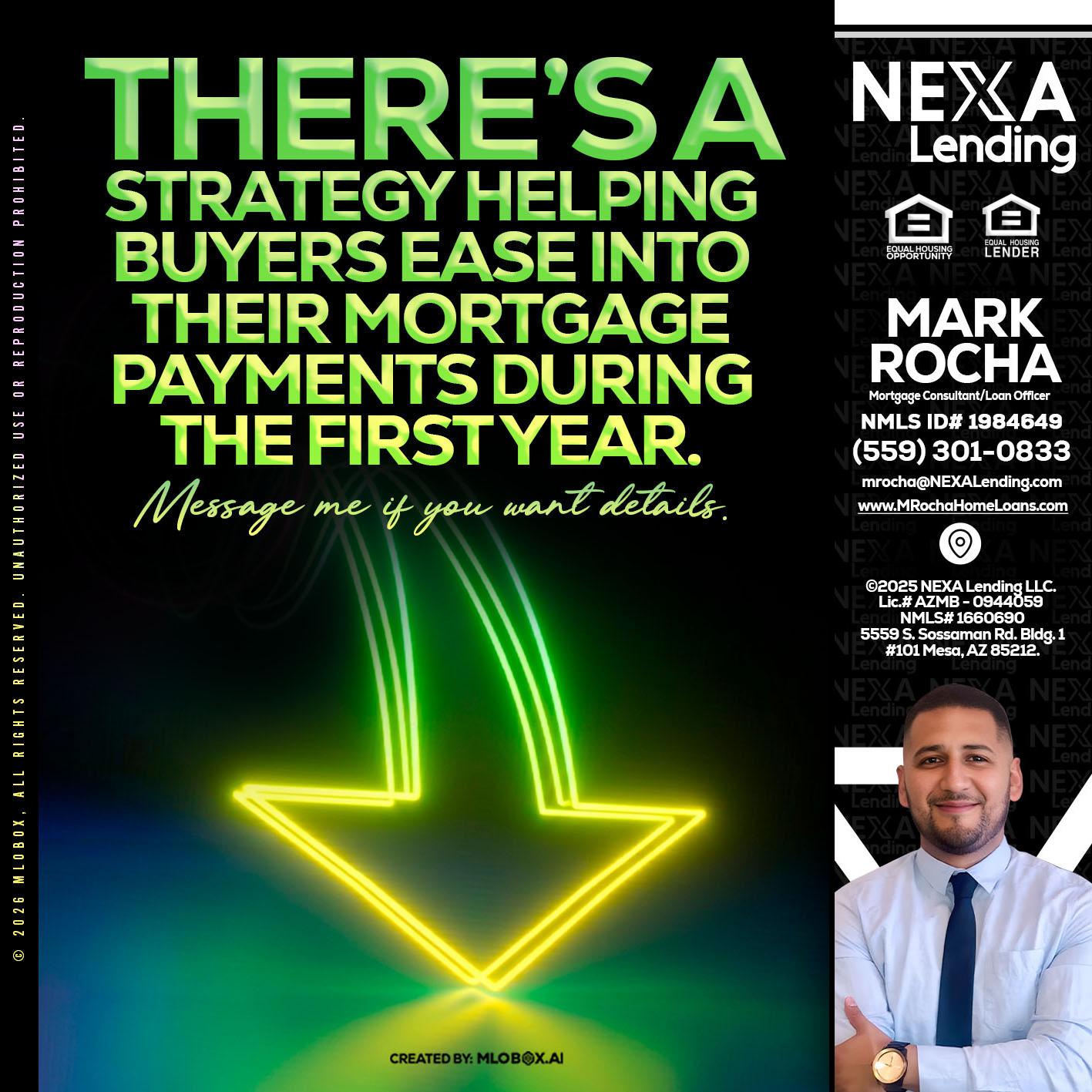 THERES A STATEGY - Mark Anthony Rocha -Loan Officer