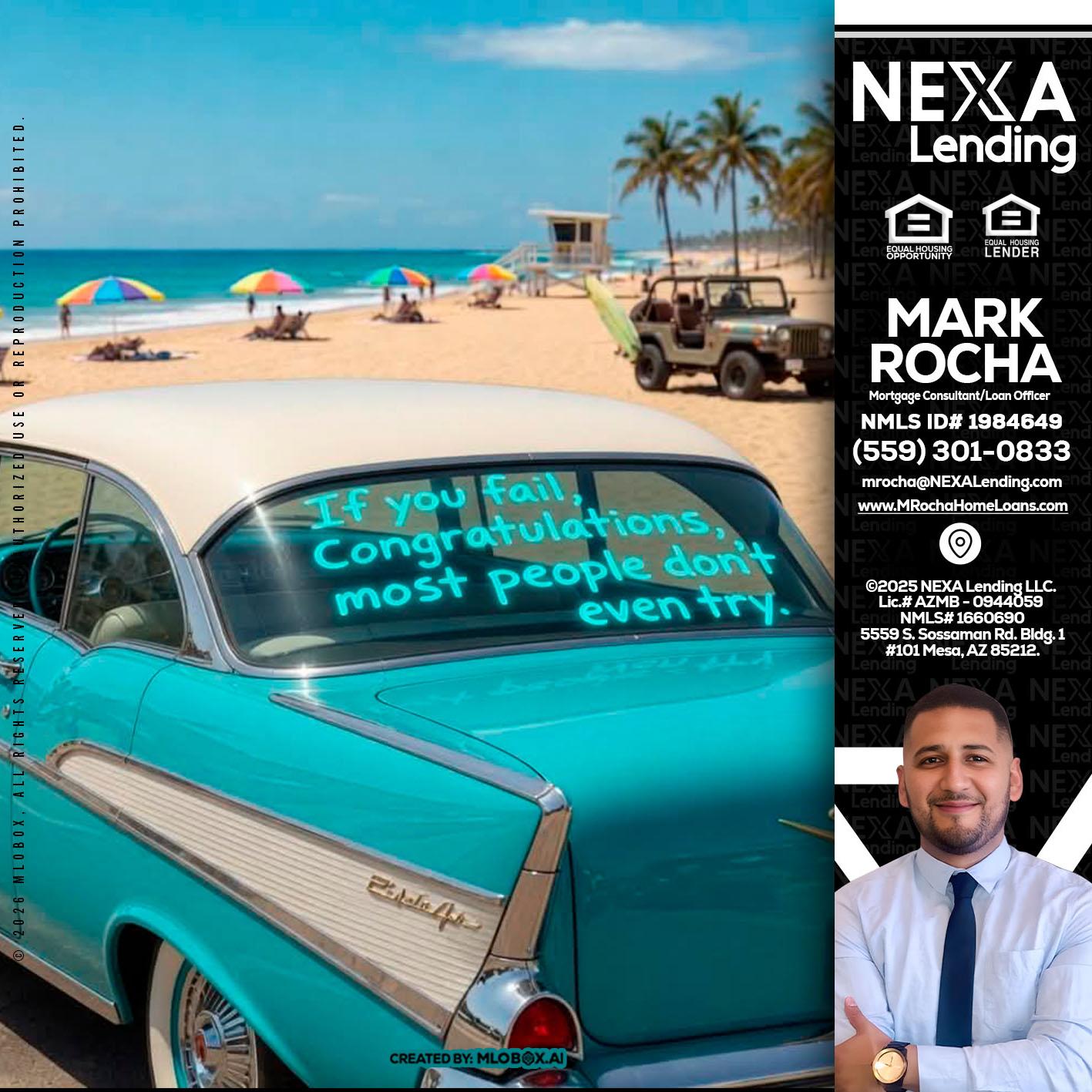if you - Mark Anthony Rocha -Loan Officer