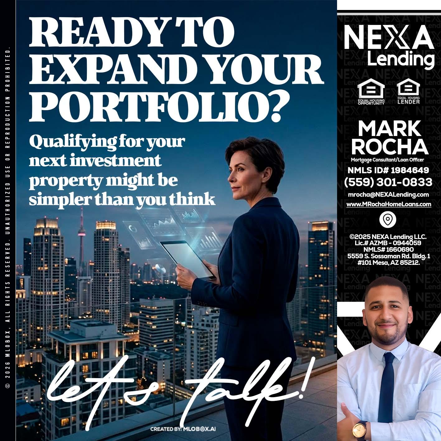 READY TO EXPAND - Mark Anthony Rocha -Loan Officer